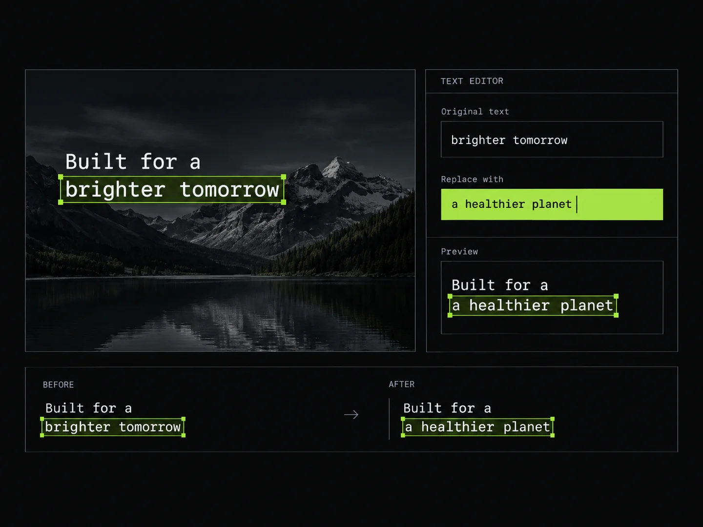 PoloX AI Image Text Editor skill cover — edit text in images with original fonts